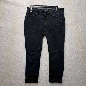 J. Jill Authentic Fit Slim Ankle Pants Womens 6R Black Mid Rise